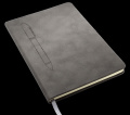 Magnetic notebook with a pen 124715100, dark grey