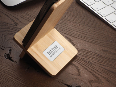 Logo trade promotional giveaways picture of: Wooden telephone stand 1834292