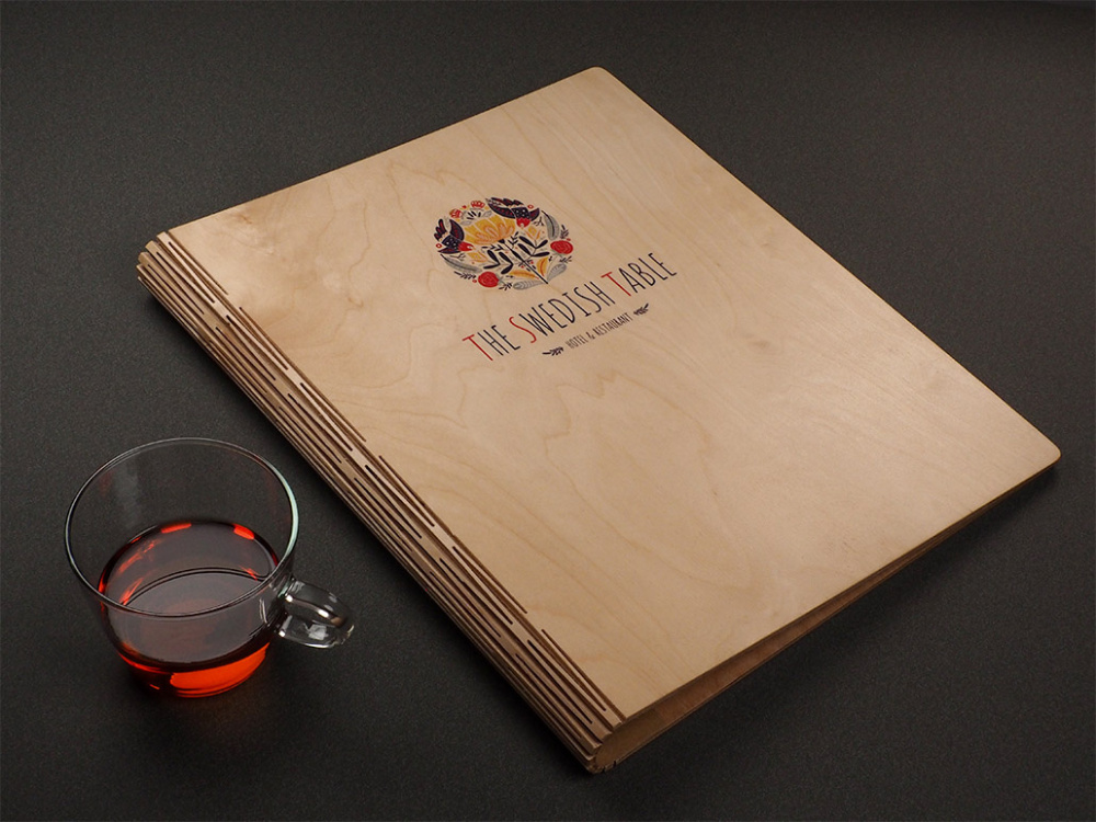 Logo trade promotional gifts picture of: Menu cover 1106121