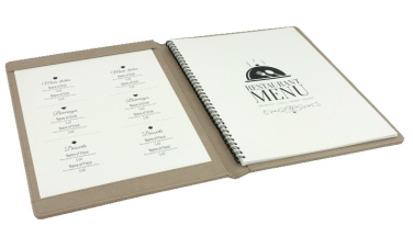 Logo trade business gift photo of: Menu cover 1078119