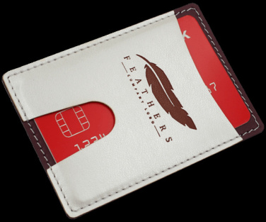 Logo trade promotional giveaways image of: Credit card holder 544119