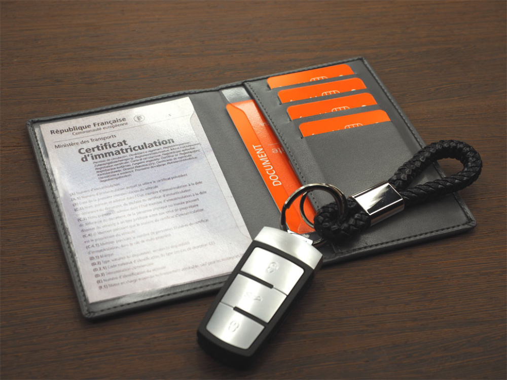 Logo trade promotional giveaways image of: Document wallet 1255119