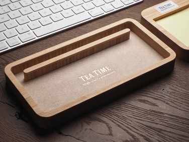 Logo trade business gift photo of: Wooden desk organiser 1850292