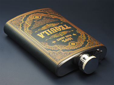 Logo trade promotional merchandise image of: Hip flask 425131