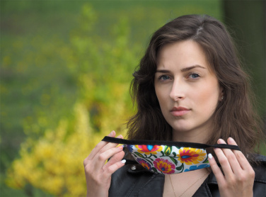 Logotrade promotional items photo of: MARS PRO cotton mask (size M) with pocket and HEPA filter 1380165