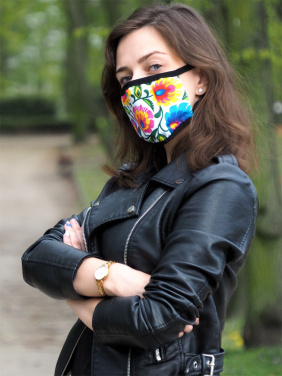 Logo trade promotional item photo of: MARS PRO cotton mask (size M) with pocket and HEPA filter 1380165