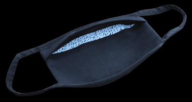 Logo trade advertising products image of: MARS PRO cotton mask (size M) with pocket and HEPA filter 1380165