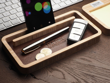 Logo trade promotional items picture of: Wooden desk organiser 1852292