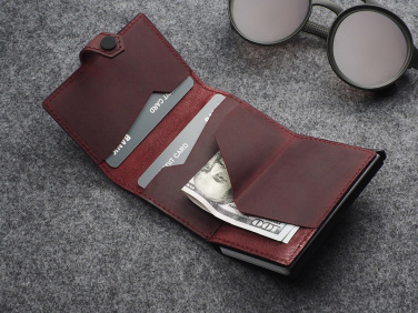 Logo trade corporate gifts picture of: RFID wallet - Hunter Leather 2109284