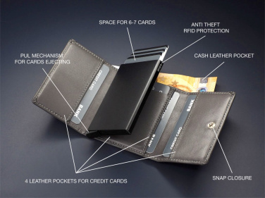 Logo trade promotional giveaways picture of: RFID wallet 1282131