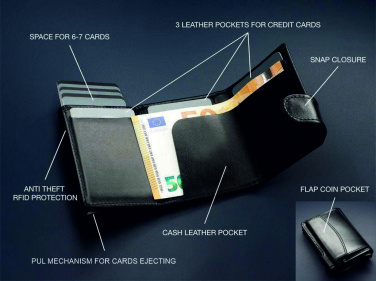 Logo trade promotional merchandise photo of: RFID wallet 1226131