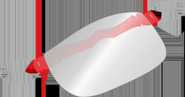 Logo trade promotional giveaway photo of: HESTIA clear face shield-mask for mouth and nose 1452162