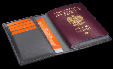 Logo trade promotional merchandise image of: RFID passport case 1301119