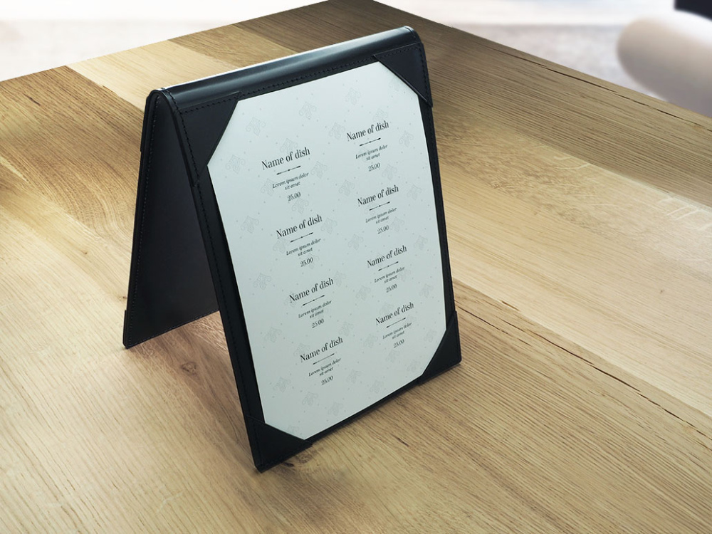 Logo trade promotional items image of: Promo menu 1605094