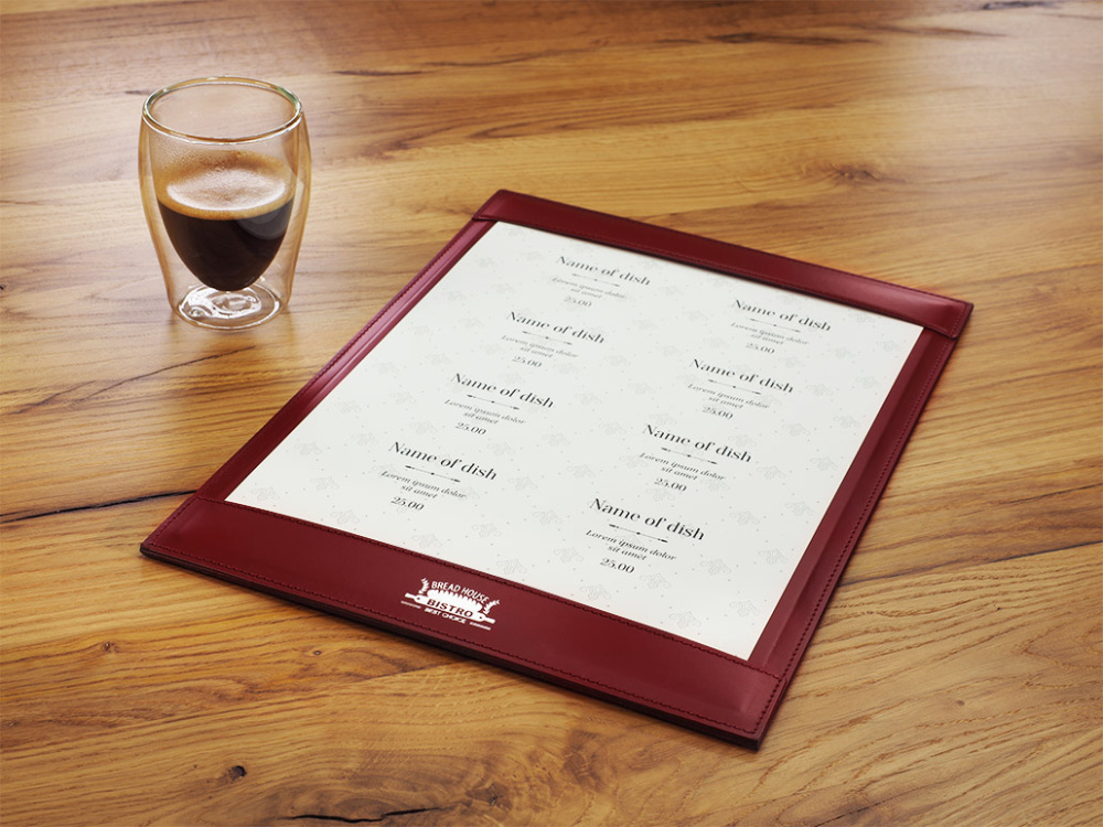 Logo trade promotional merchandise photo of: Menu pad 1025094