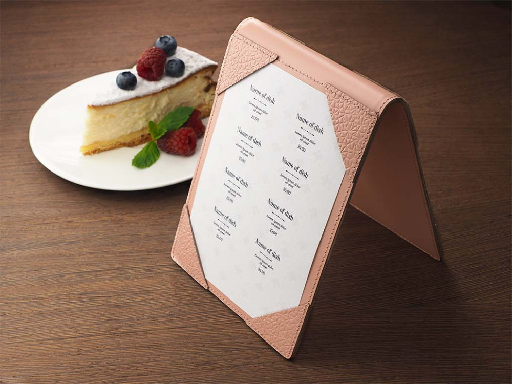 Logo trade business gift photo of: Promo menu 1604281