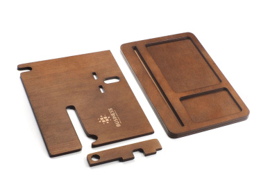 Logo trade promotional giveaways picture of: Wooden organiser 2016121