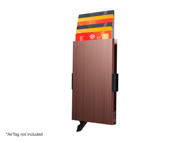 Logo trade promotional gift photo of: RFID credit card case with holder for AirTag 2163155