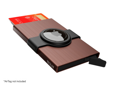 Logo trade promotional gifts image of: RFID credit card case with holder for AirTag 2163155