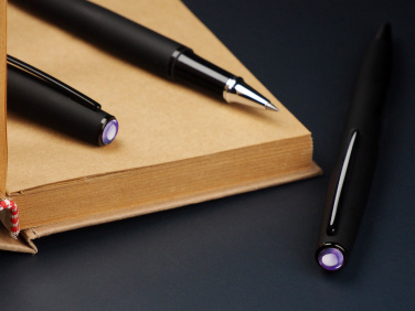 Logotrade promotional merchandise picture of: Amethyst Pen set  1288036