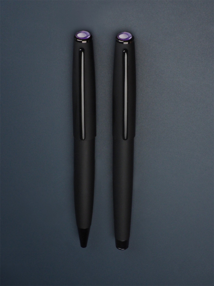 Logo trade promotional items picture of: Amethyst Pen set  1288036