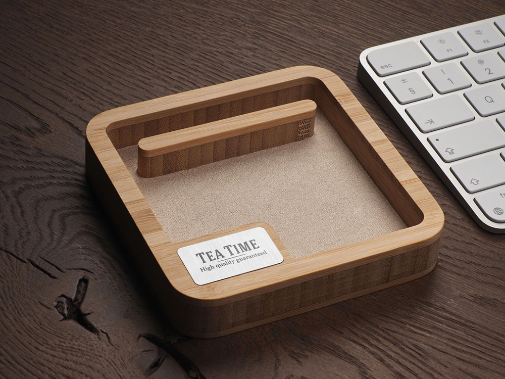 Logotrade business gift image of: Wooden desk organiser 1846292