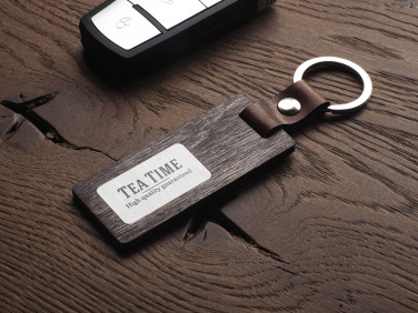 Logotrade promotional gift picture of: Wooden keyring 1853121