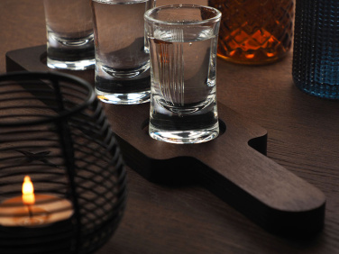 Logo trade promotional item photo of: Wooden 3 Shot Serving Board 1863121