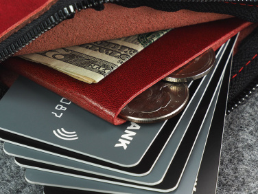 Logo trade promotional giveaways image of: Minimal wallet 1932141