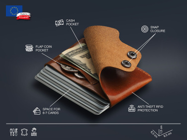 Logo trade corporate gift photo of: Wallet 384141