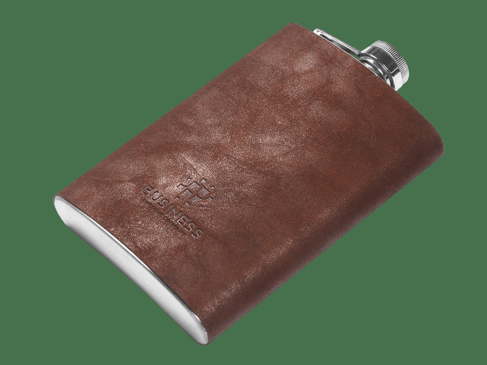 Logo trade promotional items image of: Hip flask 425325