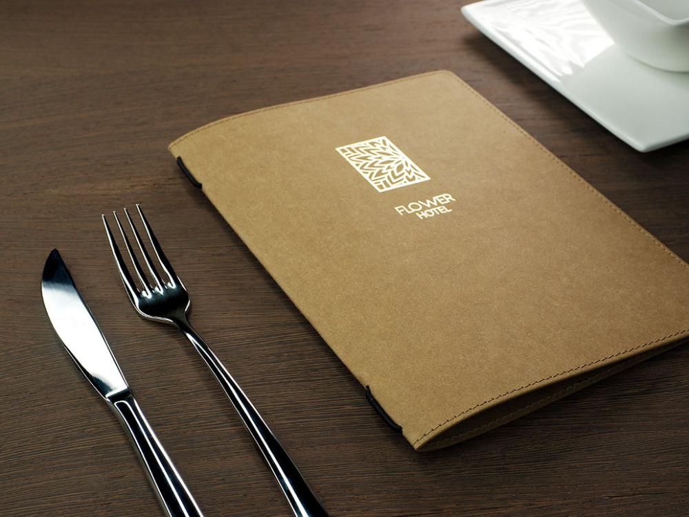 Logo trade promotional merchandise photo of: Menu cover Ambiente 1180106