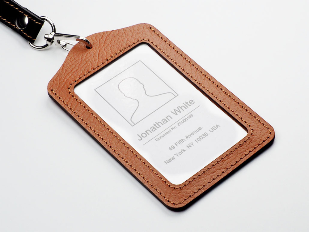 Logo trade corporate gifts image of: ID Badge Holder 2038318