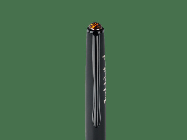 Logo trade promotional products picture of: Ball pen with AMBER stone 2070036