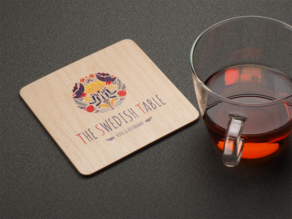 Logo trade business gift photo of: Coaster 1857121