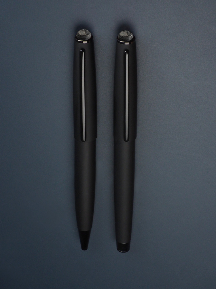 Logo trade advertising products picture of: Pen set with coal 2094036