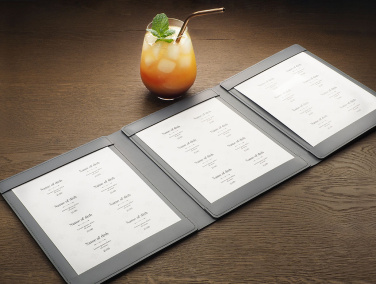 Logo trade corporate gifts image of: Menu 1112094