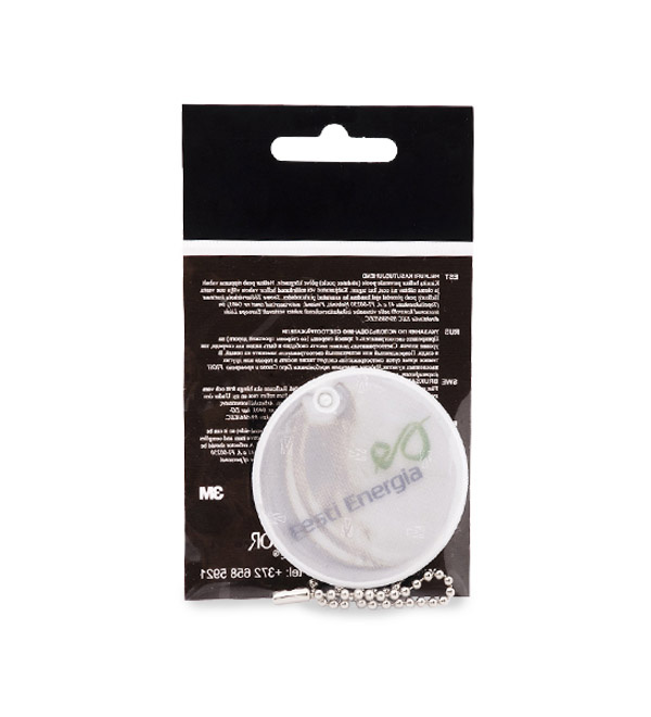 Logo trade advertising products image of: Soft reflector with your logo dia. 50 mm