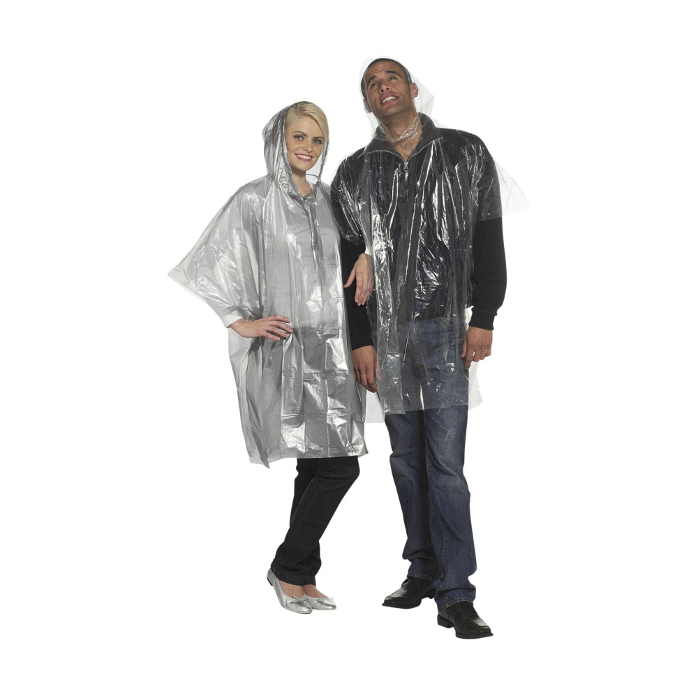 Logotrade promotional products photo of: Clear poncho/raincoat