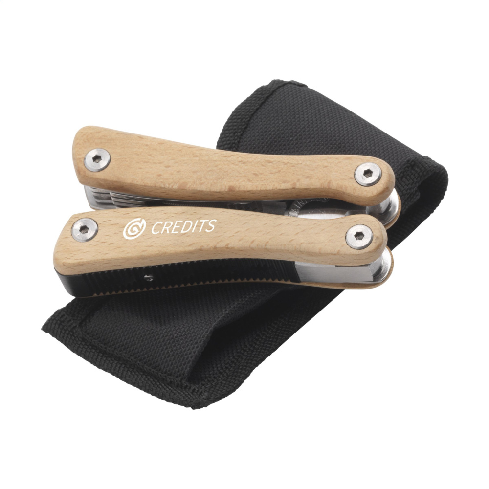 Logo trade promotional giveaways image of: Beechwood Multitool