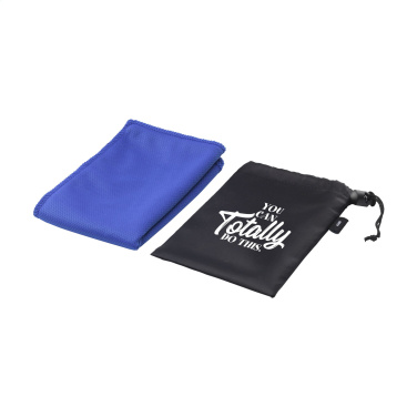 Logo trade promotional merchandise image of: CoolDown RPET sports cooling towel