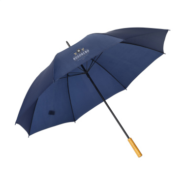 Logo trade corporate gifts picture of: BlueStorm RCS RPET umbrella 30 inch