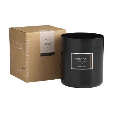 Logo trade corporate gift photo of: Wooosh Scented Candle True Wood X-Mas