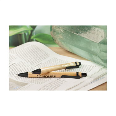 Logo trade promotional item photo of: Boston Bamboo pen