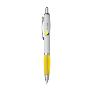 Logotrade advertising products photo of: Athos White pen