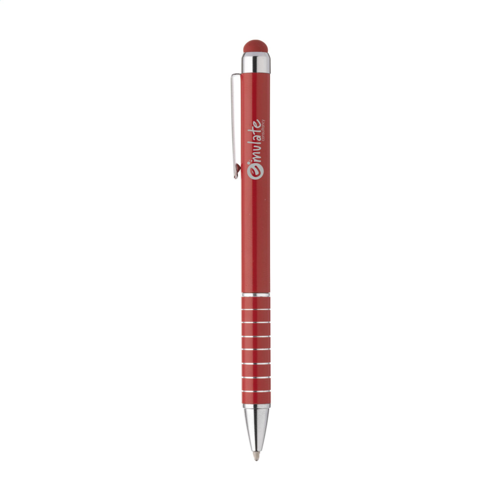 Logo trade corporate gifts image of: Lugano Touch stylus pen