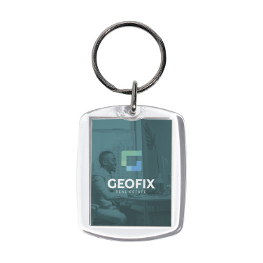 Logo trade corporate gifts image of: Club keyring