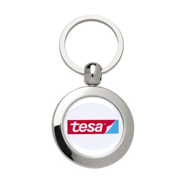 Logo trade promotional gifts picture of: DomingKey Round