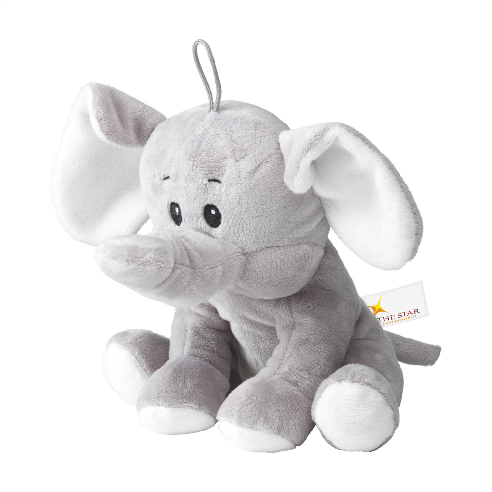 Logo trade promotional item photo of: Olly plush elephant cuddly toy