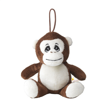 Logo trade promotional item photo of: Animal Friend Monkey cuddle toy